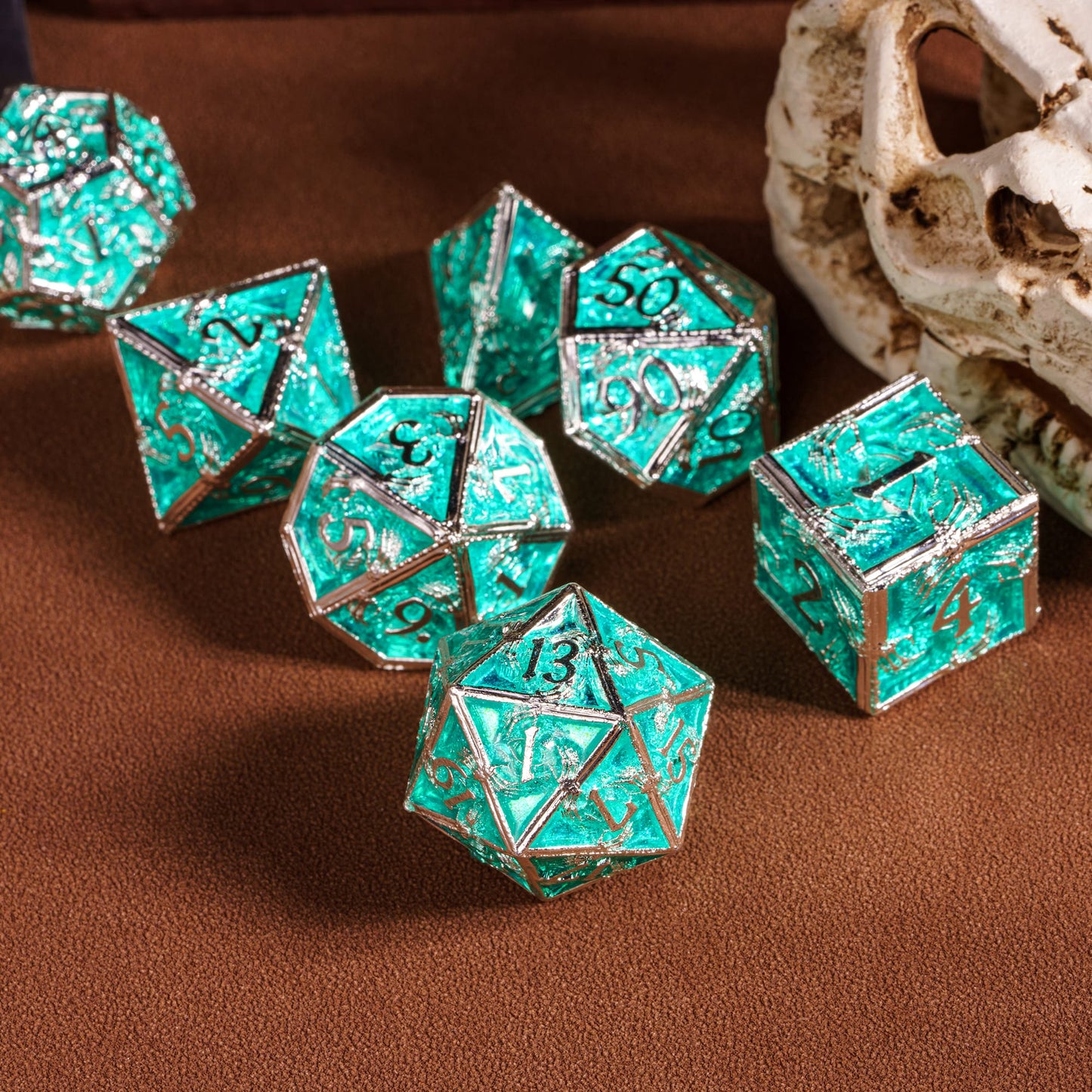 Siren's Crypt - Metal Dice Set
