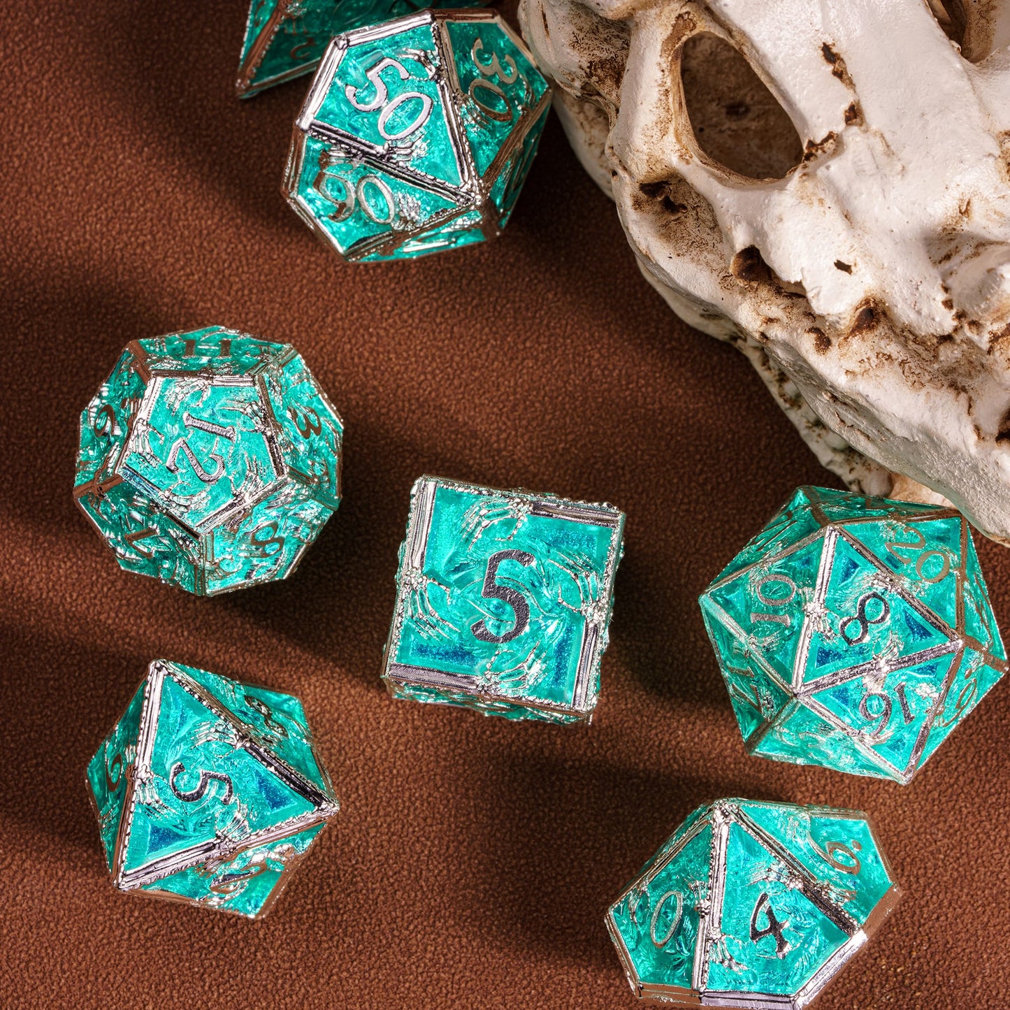 Siren's Crypt - Metal Dice Set