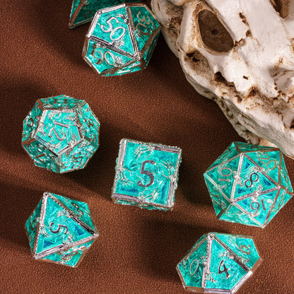 Siren's Crypt - Metal Dice Set