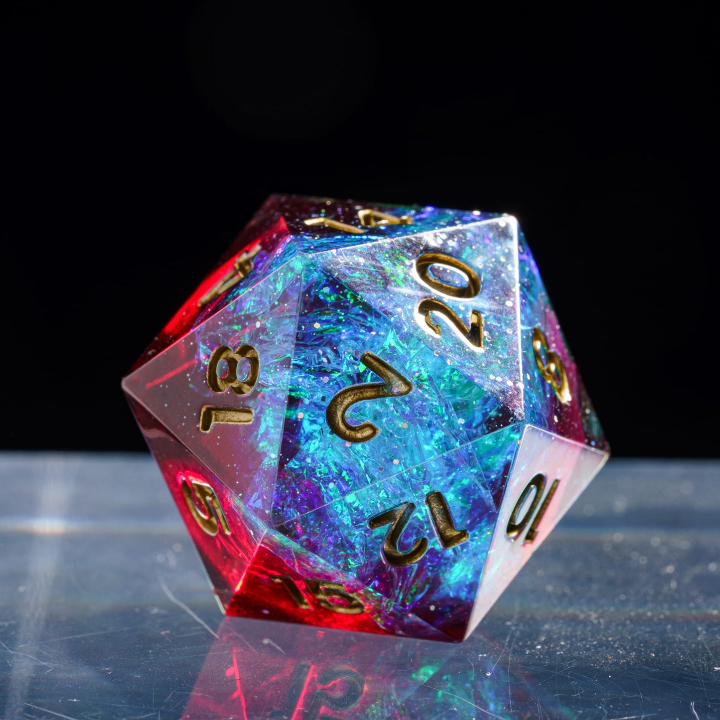 Corrupted Cobalt - Sharp Edge Dice Set