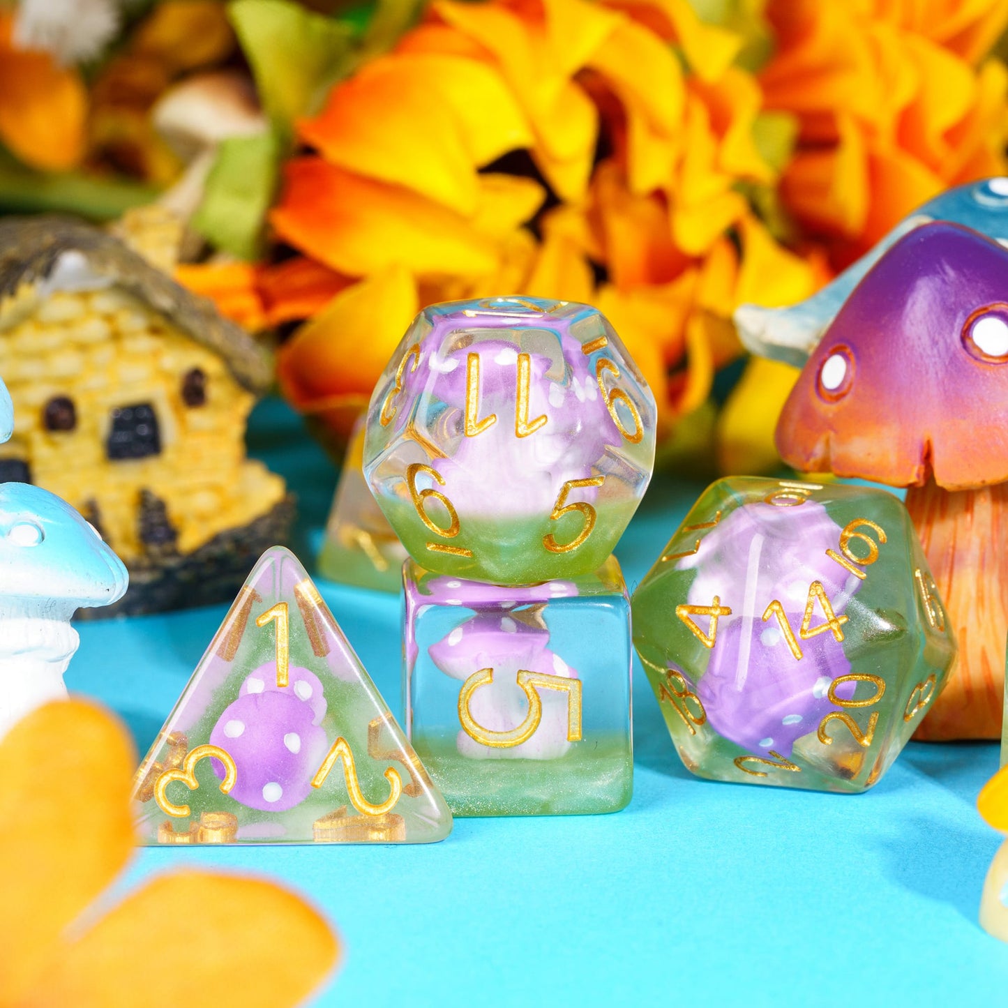 Mushroom Cap - Dice Set