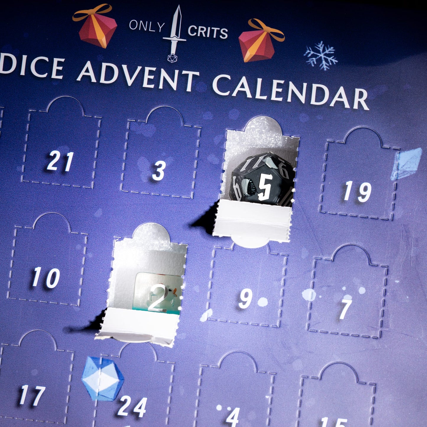 Limited Edition Mystery Dice Advent Calendar