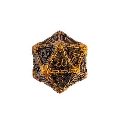 Gold Blade - Metal Dagger Dice Set