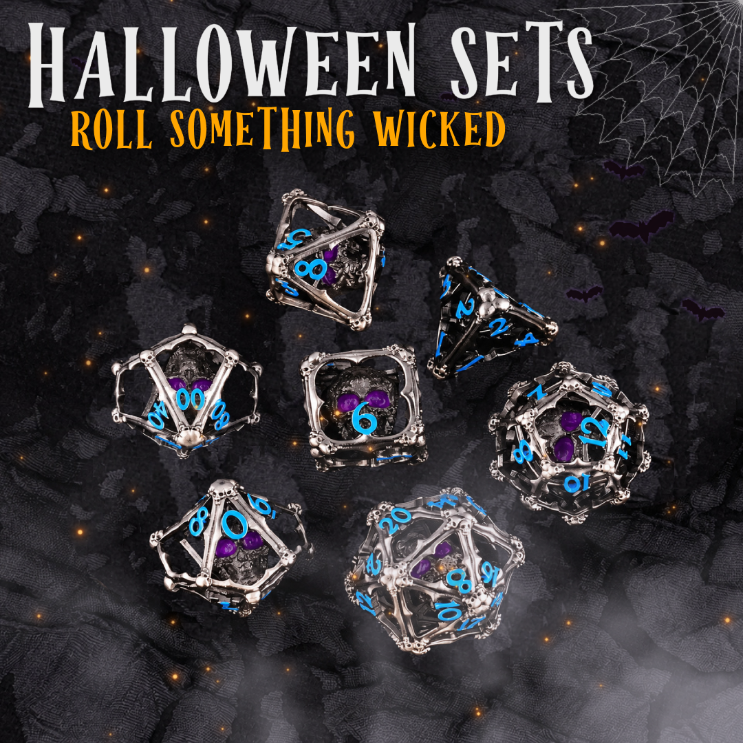 Halloween dice sets: roll something wicked