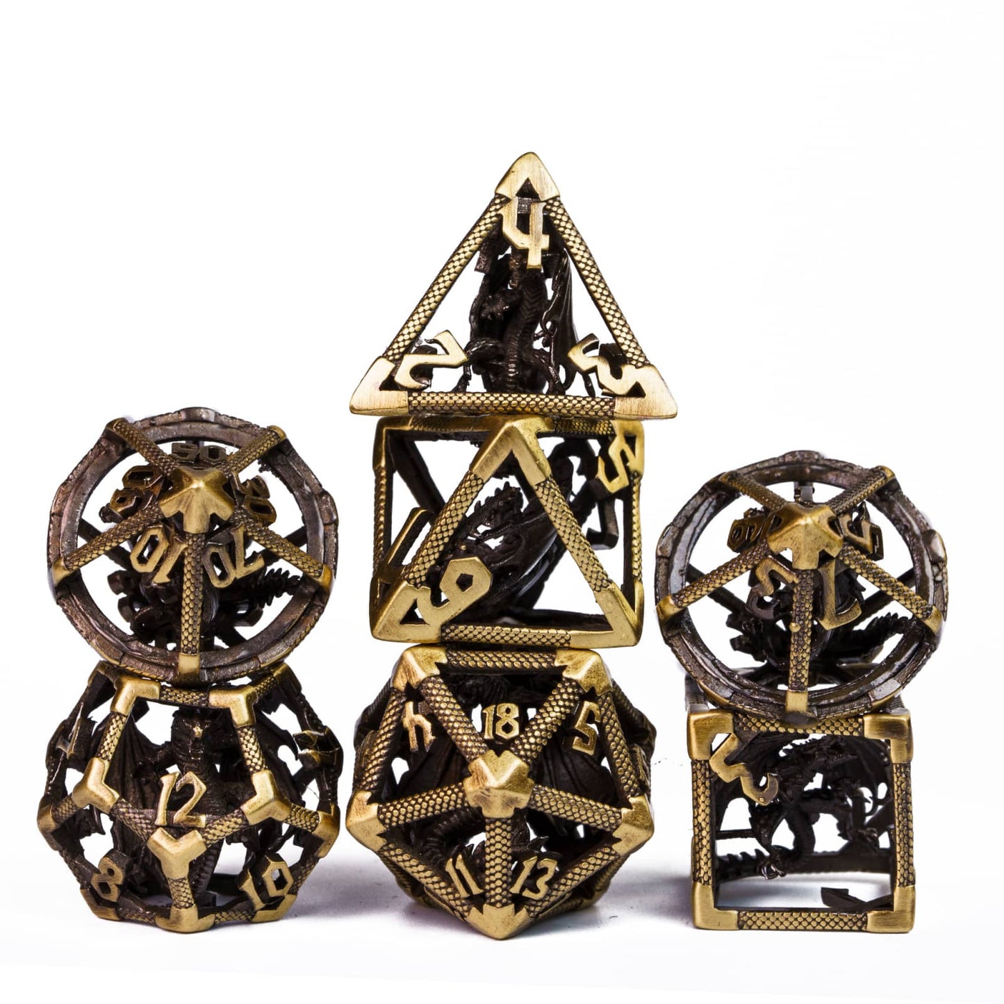 Drake's Nest - Hollow Metal Dice Collection