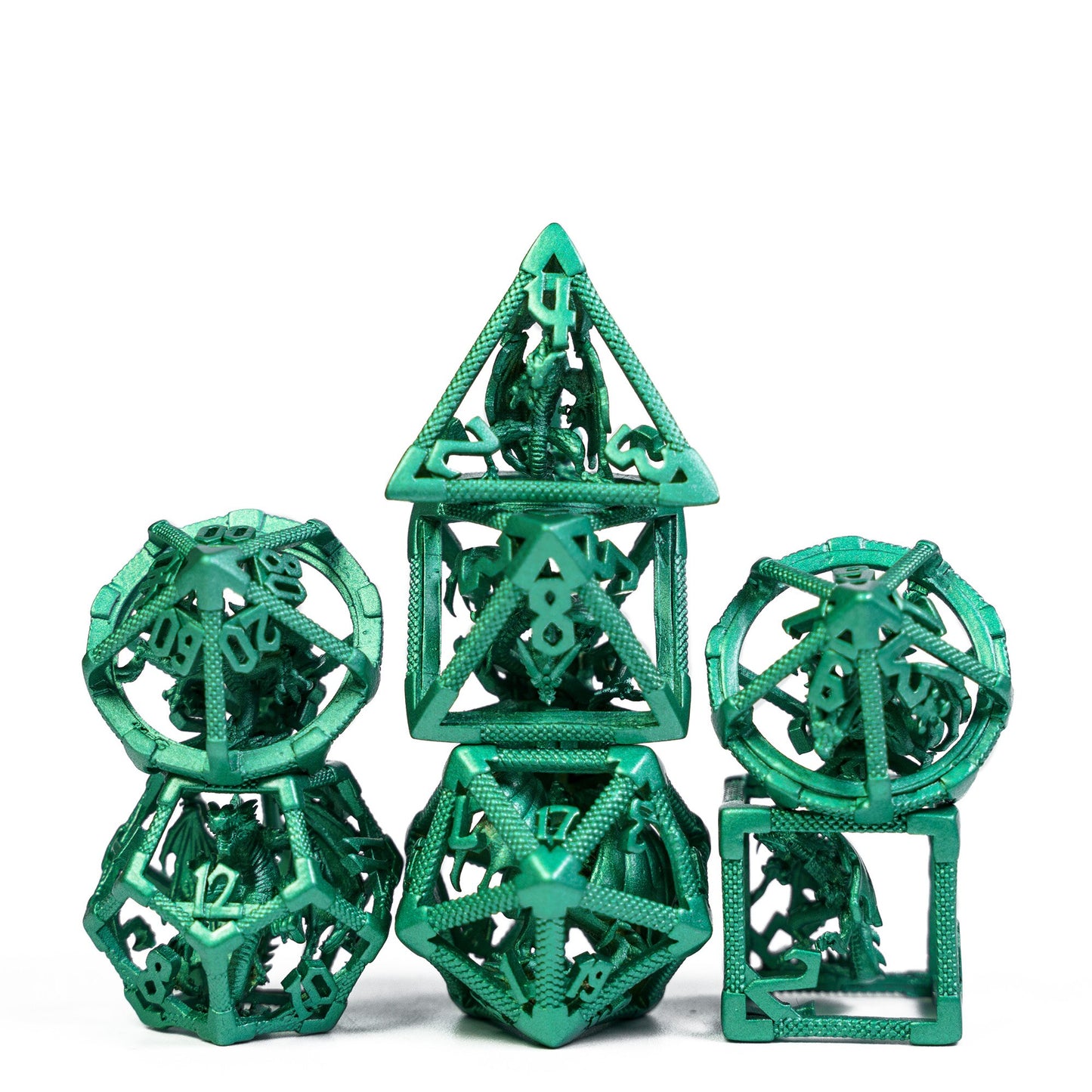 Drake's Nest - Hollow Metal Dice Collection