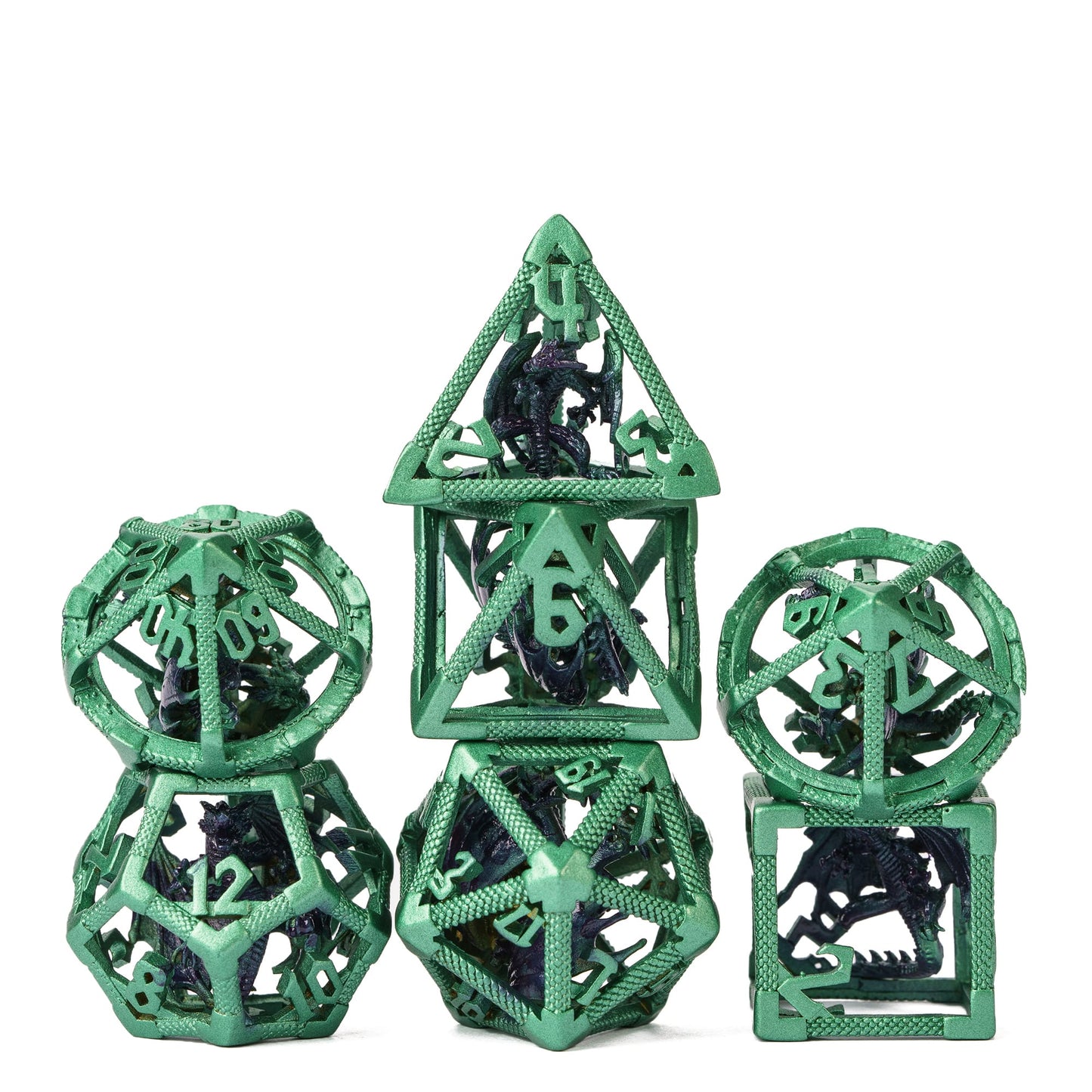 Drake's Nest - Hollow Metal Dice Collection