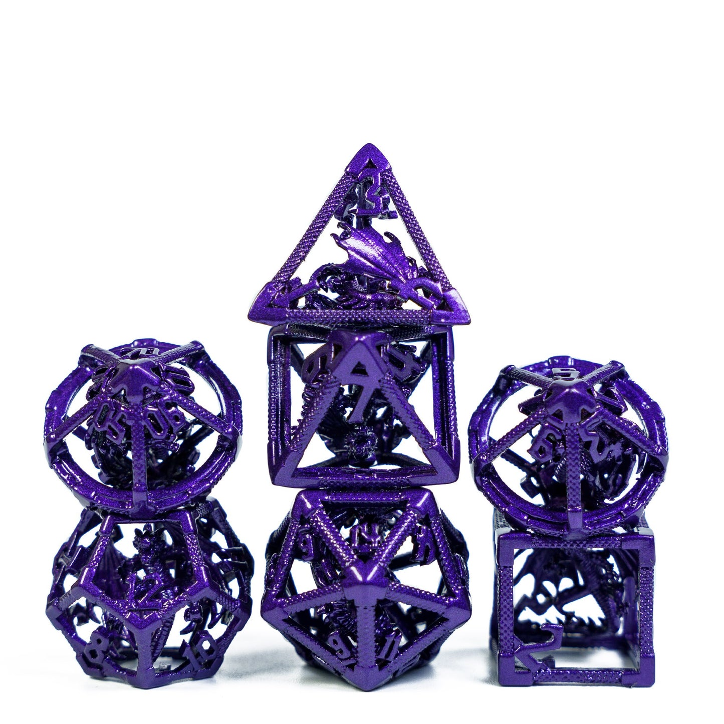 Drake's Nest - Hollow Metal Dice Collection