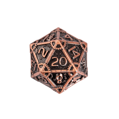 Steampunk Spiral - Metal Dice Set