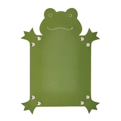 Flat green Frog Critter Dice Tray design for DnD & DnD 5e dice rolling