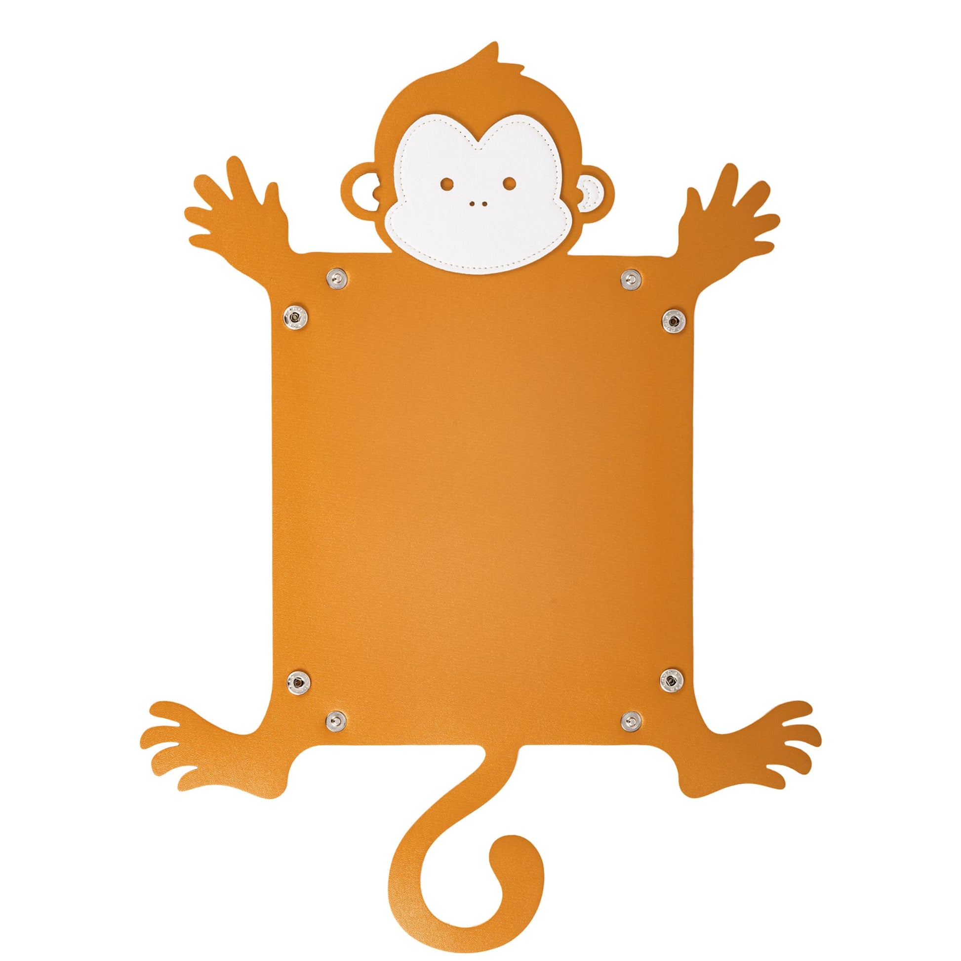 Flat orange Monkey Critter Dice Tray design for DnD & DnD 5e dice rolling