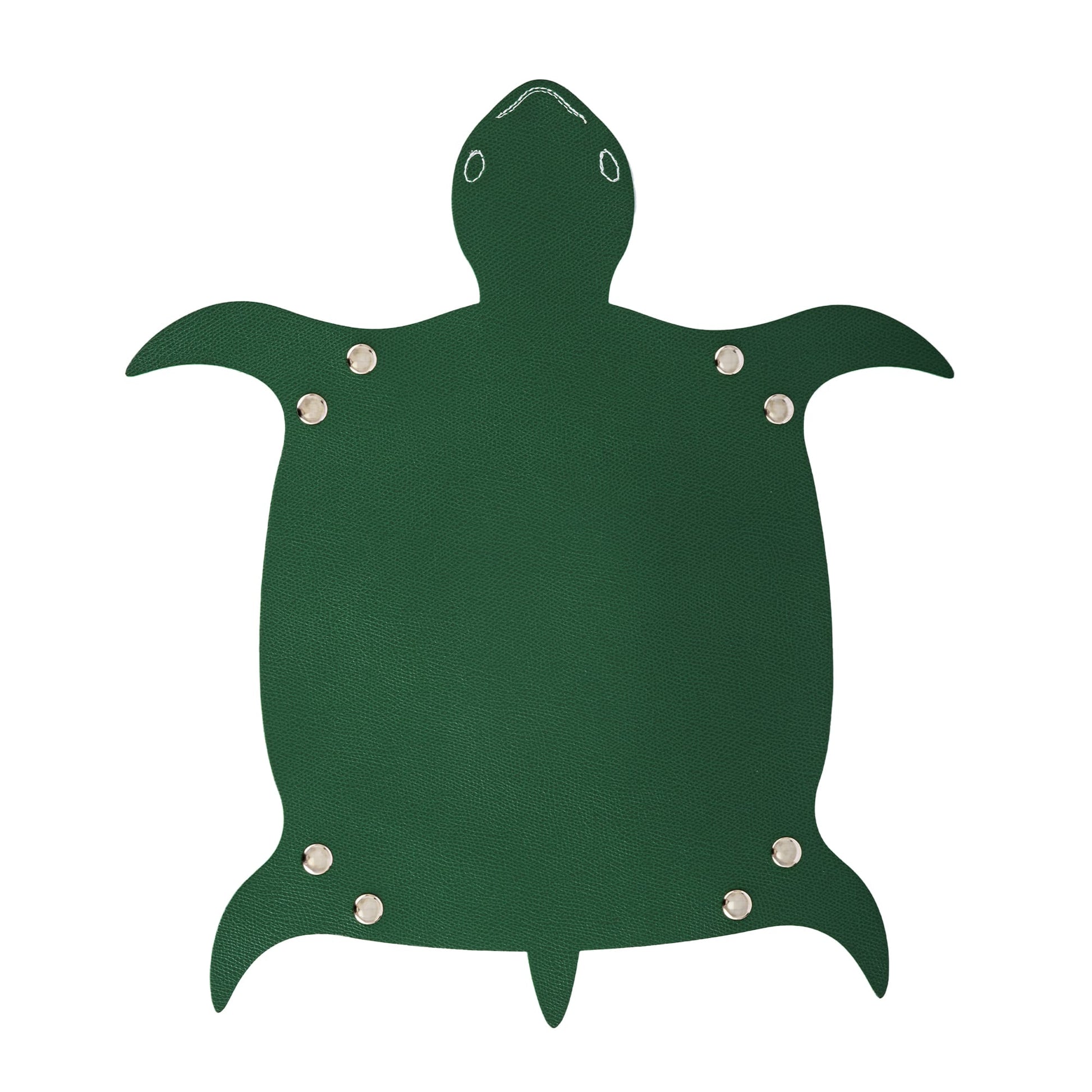 Flat green Turtle Critter Dice Tray design for tabletop DnD & DnD 5e games