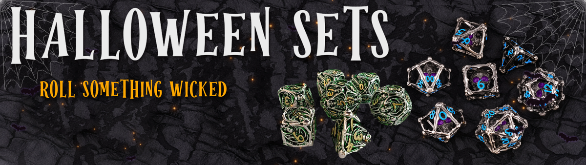 Halloween dice sets: roll something wicked