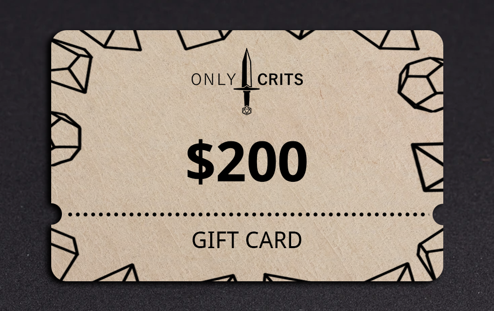 Only Crits Gift Card