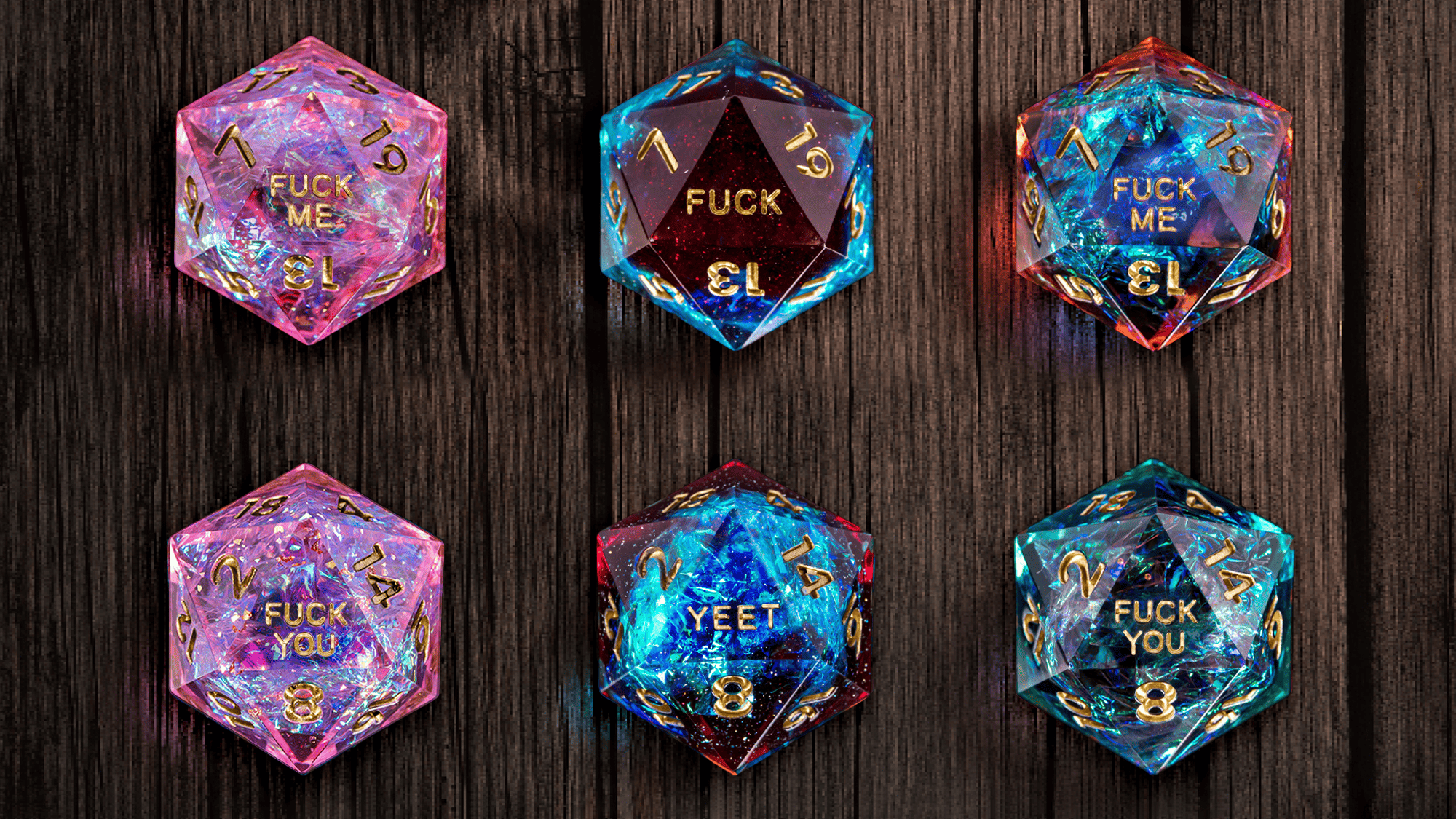 Load video: Only Crits Kickstarter video with original rap intro and Rory presenting the Fuck Dice sets and Kickstarter details.