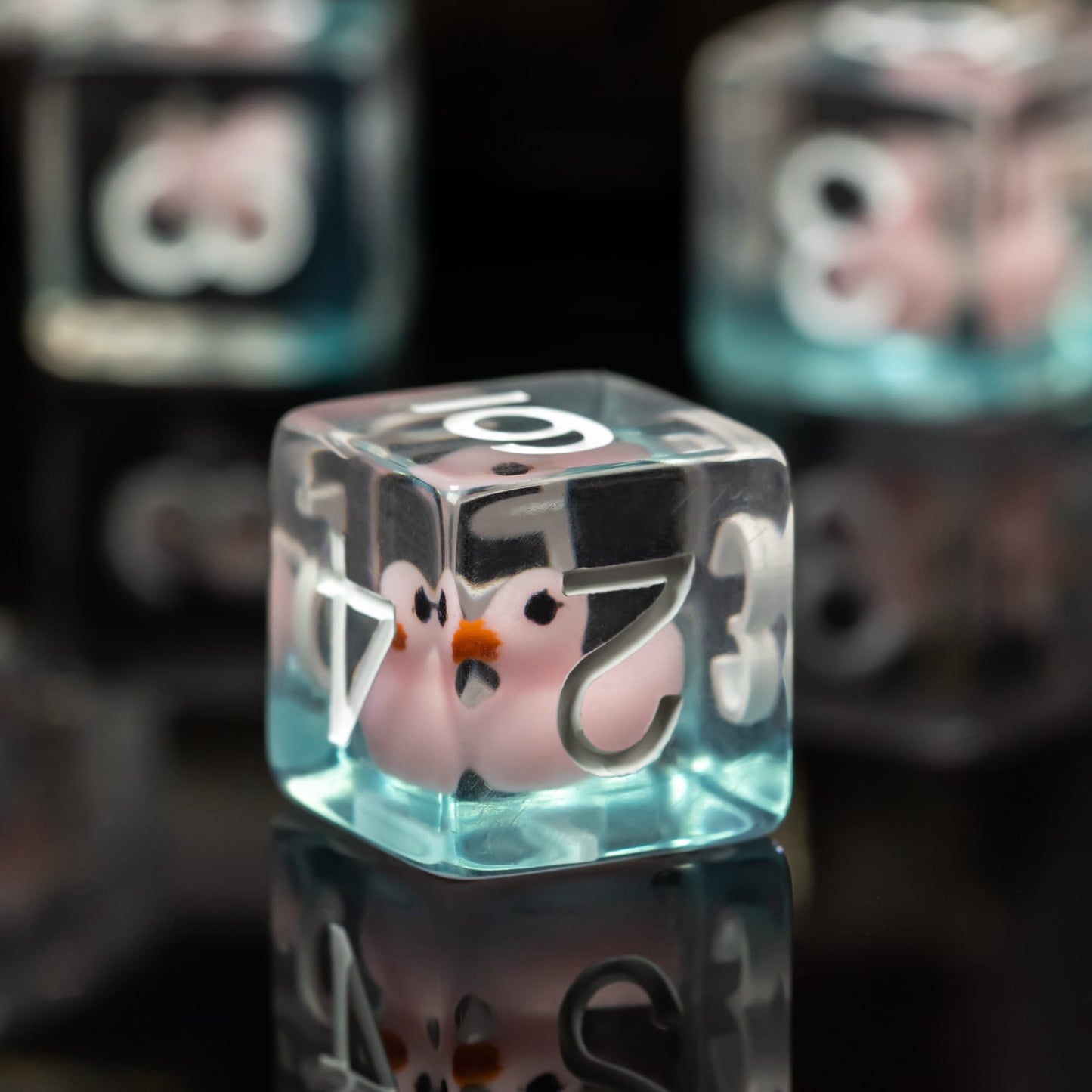 D6 Transparent Ducky - Dice Set