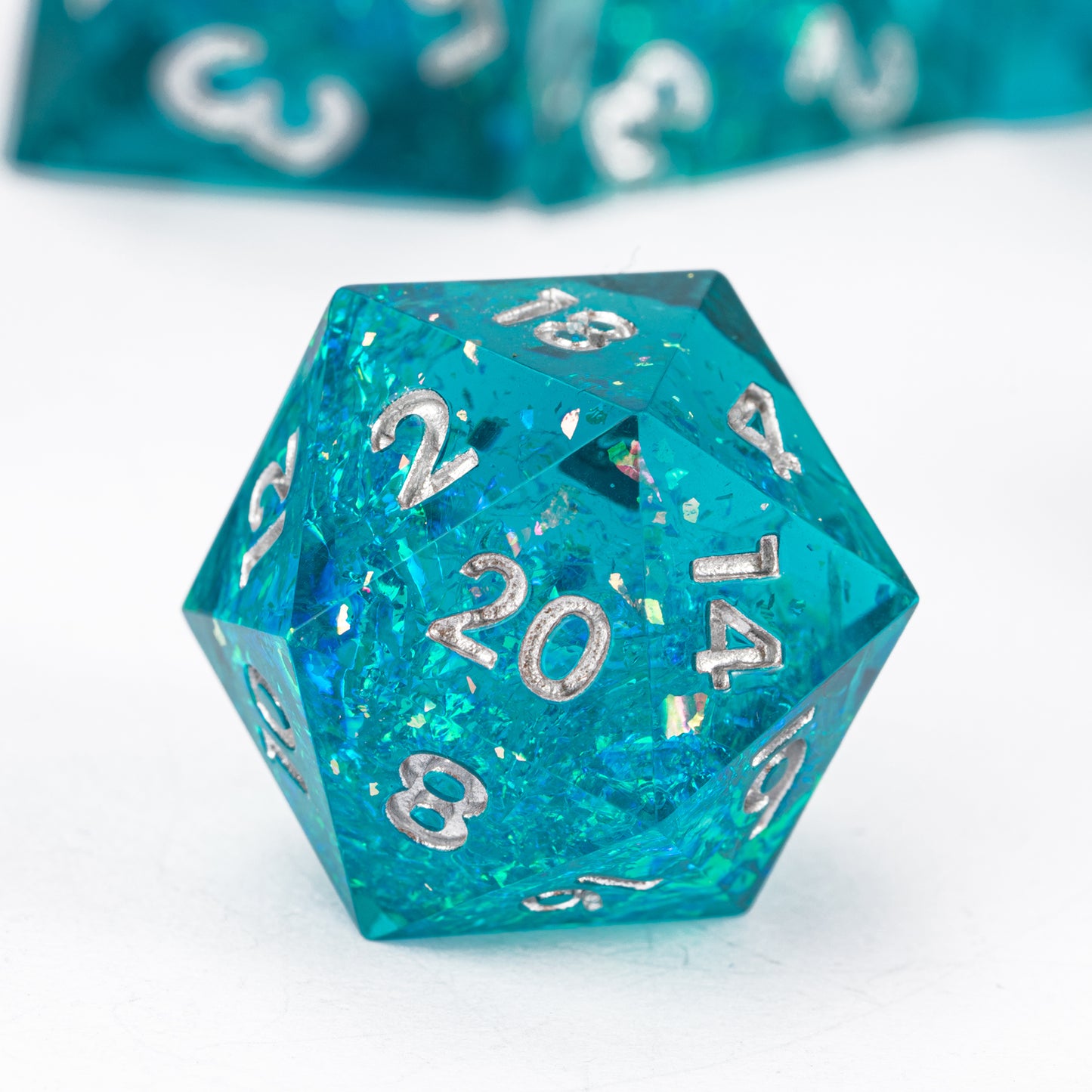 Icy Shard - Sharp Edge Dice Set