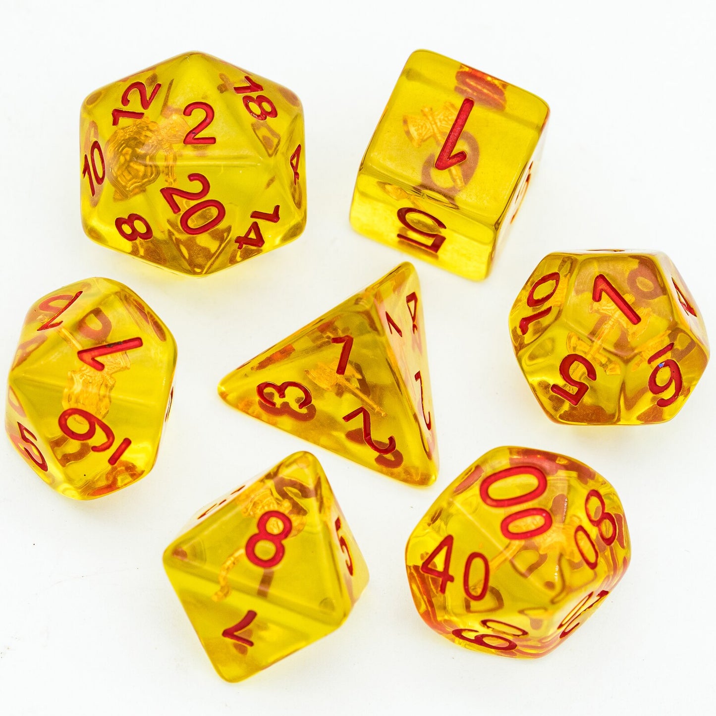 Barbarian dnd dice set