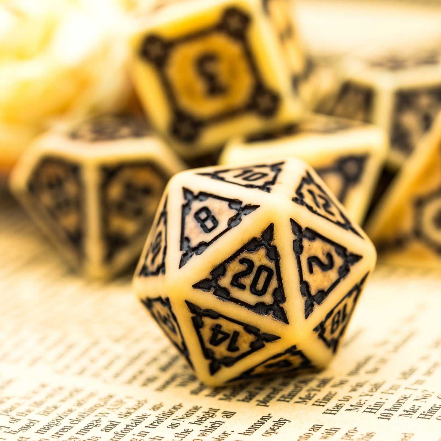 Huge d20 from sandy elixir dice set