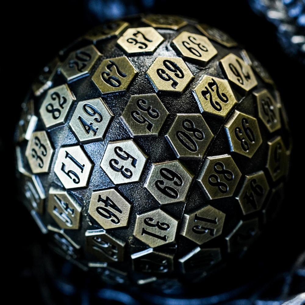 Ancient d100 - Metal Dice