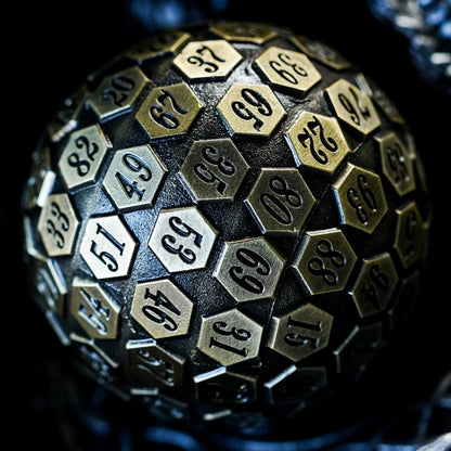 Ancient d100 - Metal Dice