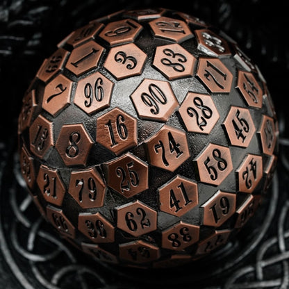 Ancient d100 - Metal Dice