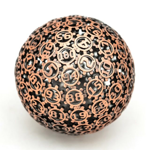 Ancient d100 - Metal Dice